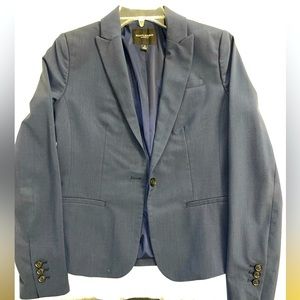 Navy Blue Banana Republic suit jacket.  Size 2.  Worn once.
